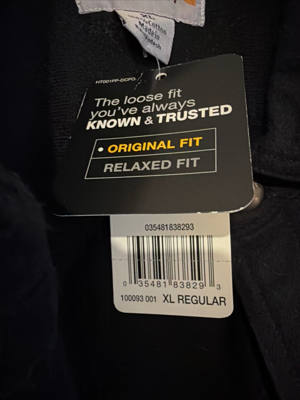 Carhartt Chore Jacket quilt lined Mens XL Chore Jacket Black
